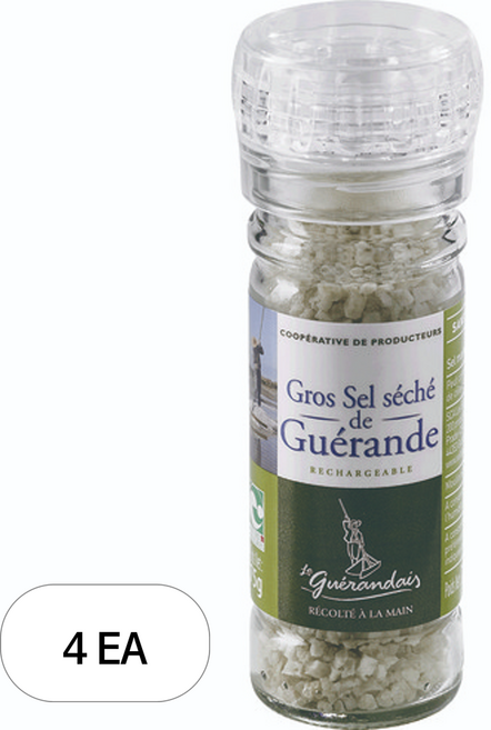 르게랑데 토판 그라인드 굵은 천일염, 75g, 4개