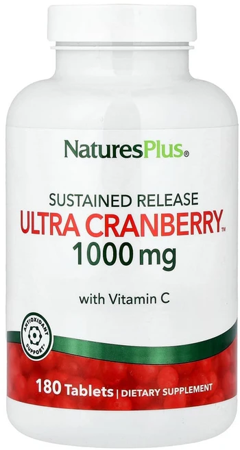 네이쳐스플러스 서방형 Ultra Cranberry 1000mg 180정, 1개 - 쿠팡