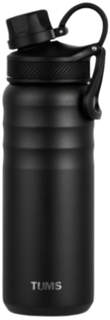 텀스 스포츠 진공 스텐 텀블러, 스톤블랙, 650ml, 1개