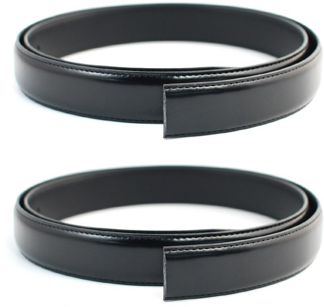 옴므 수동 벨트용 5구 가죽띠 2개 폭 2.4cm 2.9cm 3.3cm, 블랙
