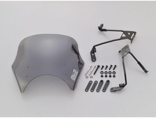 DAYTONA 擋風鏡 適用於 HONDA CB350 / CB350RS, 燻黑 (請先詢問商品庫存), 1個