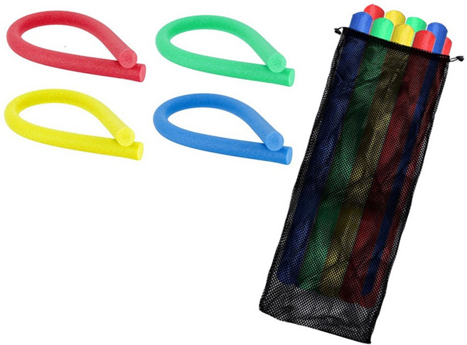 유아 실버 백업 펀스틱 약 5cm 75cm 혼합 24개세트 촉감놀이 운동 미술교구