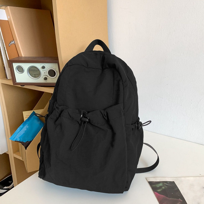 NSION 남녀공용 데일리 여행용 대용량 포켓 가벼운 백팩