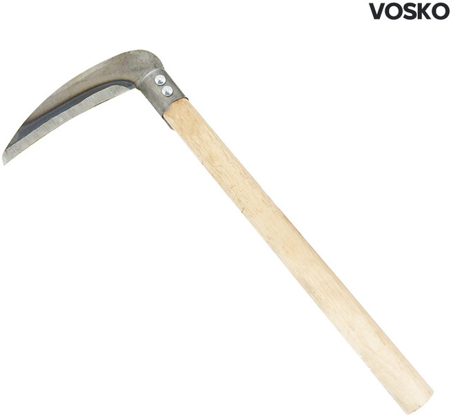 보스코 미니낫 나무자루 소형낫 작은낫 벌초 예초 농기구, 1개