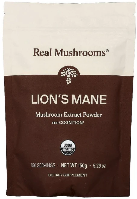 리얼 머쉬룸 노루궁뎅이버섯 추출물 분말 150g, 1개 - 쿠팡