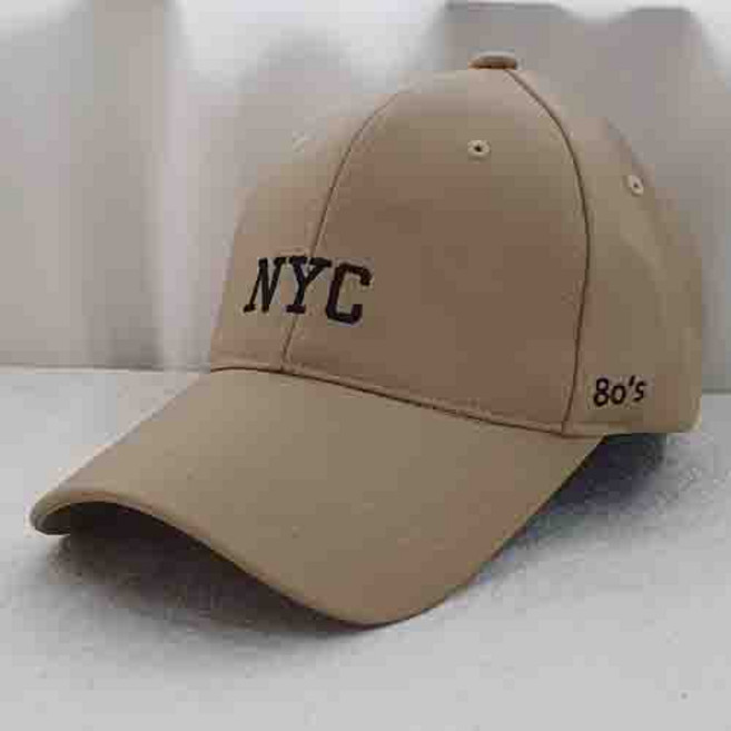 야구모자 nyc 긴챙 야구모자 볼캡 레더모자 가죽