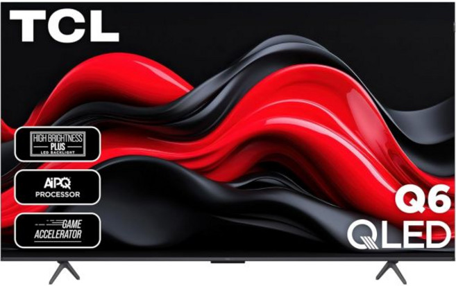 TCL 98인치 Q65 QLED 4K UHD 스마트 TV 구글 탑재 98Q651G 2024년형 돌비 비전 애트모스 HDR 프로 플러스 게임 가속기 향상된 게이밍 음성 리모컨 알, 55 inches, TV only