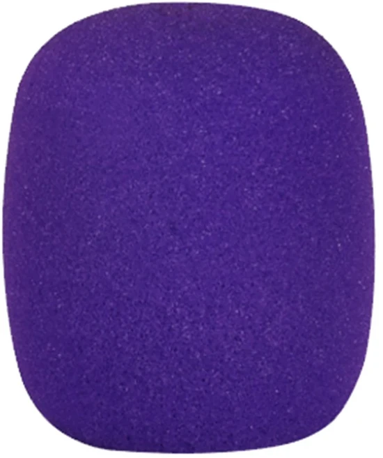 호환 1개 혼합 색상 스펀지 마이크 세트 교체용 폼 DJ 무대 윈드쉴드 커버 두꺼운 가능, 08 Purple