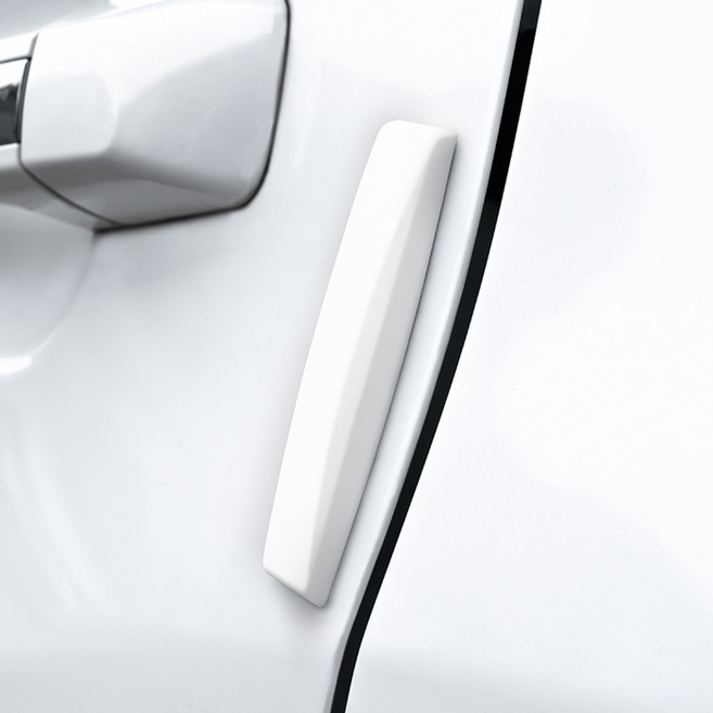 평화자동차 고탄성 차량용 문콕방지 도어가드 보호패드, 4개, 화이트