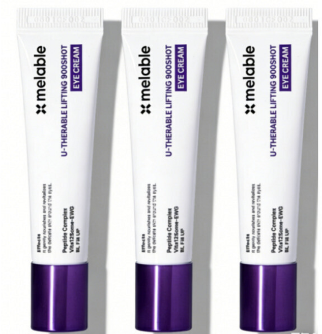 메라블 눈밑지방 아이백 유쎄라블 리프팅 900샷 아이크림, 3개, 15ml