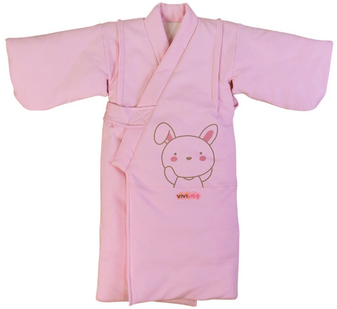 ViVibaby 嬰幼兒鋪棉和服 長袖套裝 寶寶保暖外套 台灣製造 舒適居家服 粉藍可選