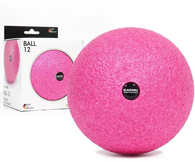 [로켓그로스]블랙롤 볼 빅 마사지볼, 핑크, 1개