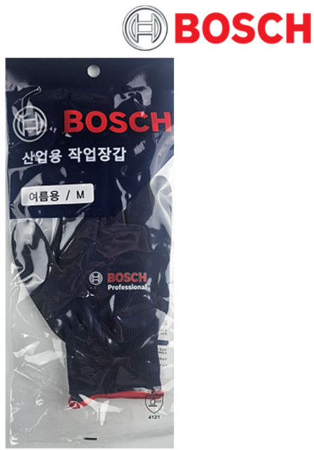 [한정수량특가] 보쉬 여름용 산업용 다목적용 작업 장갑, M