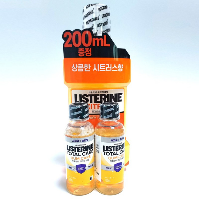 리스테린 세균억제 구강청결제 후레쉬버스트750ml+증정100mlx2, 1개, 950ml