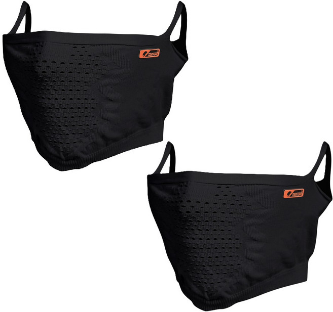 타이트엔드 A4X 아쿠아쿨 마스크, 블랙, 2개