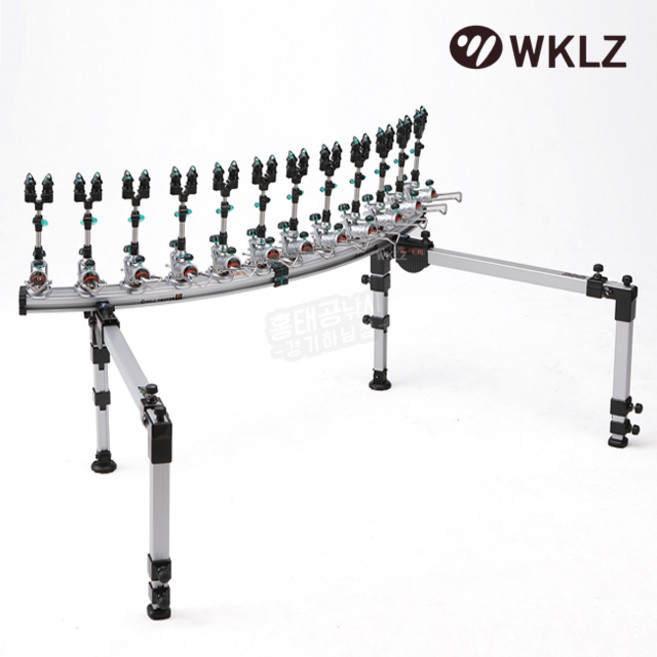 WKLZ 우경 받침틀 세트S 섶다리 5단 우경레저 22년형 라운드형 민물 낚시 받침대, 10단「확장형」