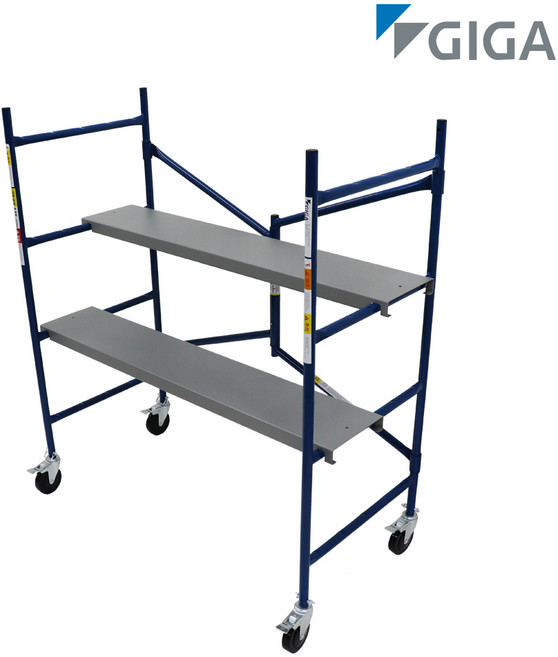 기가 이동식 작업대 스캐폴딩 스케폴딩 접이식 아시바 비계 메탈테크 SD402B, 1개