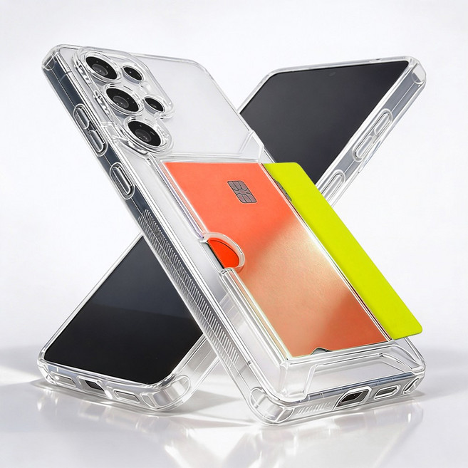 카드 수납형 휴대폰 충격보호 범퍼 케이스 2p