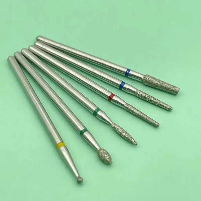 매니큐어 다이아몬드 세라믹 네일 드릴 비트 밀스 제거 젤 전기 공작 기계에 대 한 6 개/몫 커터, 13 Style 27