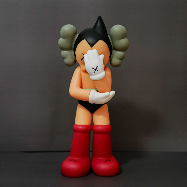 KAWS 카우스 아톰 아스트로보이 4종 모델 전시 모형 30cm 피규어, A. 손얼굴(컬러), 1개