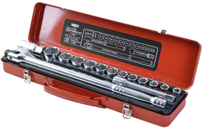 스마토 육각 소켓렌치세트(101-6035) 1/2"*17P, 1개