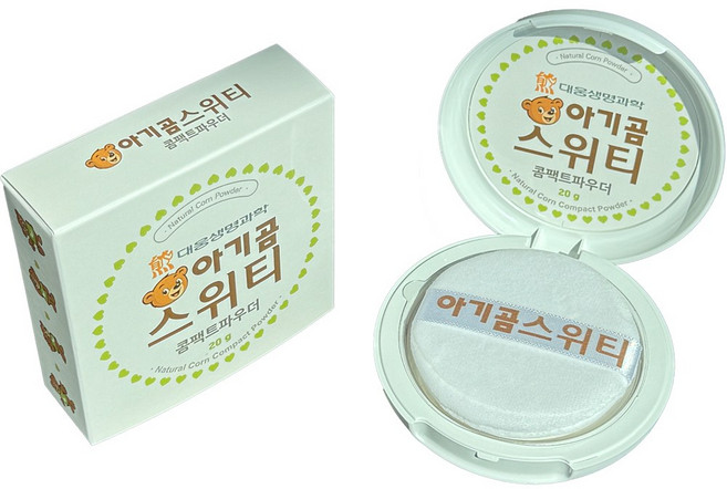 대웅 아기곰스위티 콤팩트파우더 20g, 1개