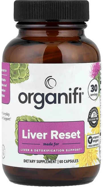 Organifi Liver 재설정 캡슐 60정 OGF-33206, 1 - 쿠팡