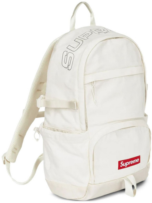 슈프림 로고 장식 데님 백팩