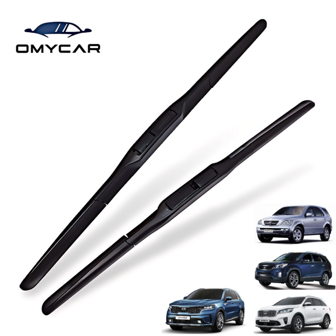 오마이카 기아 쏘렌토/ 모하비 SUV 하이브리드와이퍼1세트, new 쏘렌토 R  09년~14년