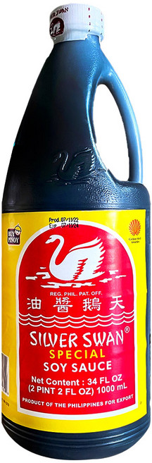 Silver Swan Soy Sauce 실버스완 간장 385ml, 1개, 1L