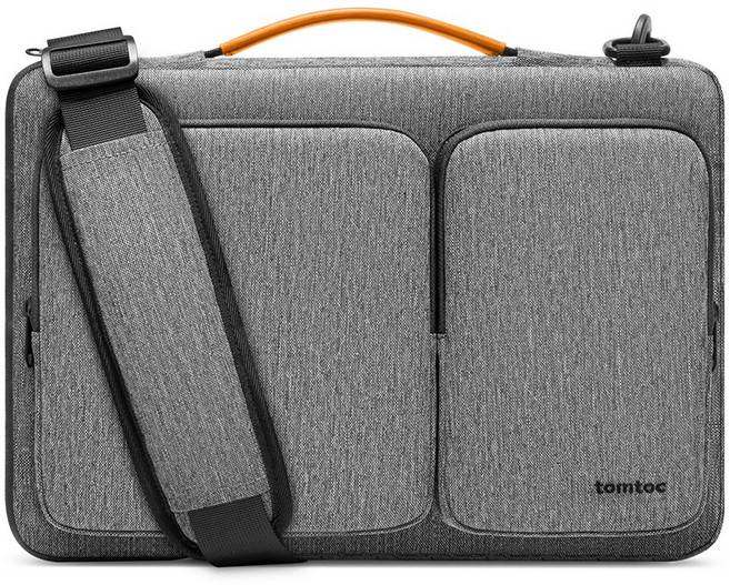 탐탁 A42 디펜더 랩탑 브리프케이스 16인치 맥북프로 그램 갤럭시북 노트북 서류 가방, Gray, 1개