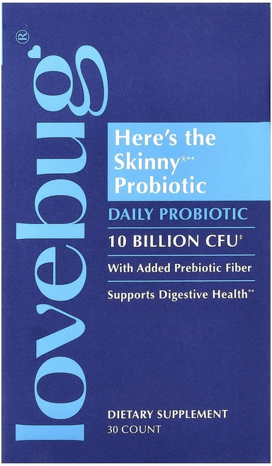 몸관리하세요 겨울입니다 LoveBug Probiotics This's The Skinny® 프로바이오틱 30정 특별관리진행, LoveBugProbioticsThissTheSkinn, 1개 - 쿠팡