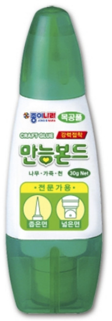 종이나라 만능본드 30g 12개입, 화이트, 12개