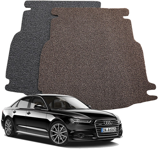 카마루 아우디 A6시리즈 전차종 코일&가죽 트렁크매트 개선형 신제품, 코일트렁크매트(브론즈), 아우디 A6시리즈- A6 C7 (12~현재)