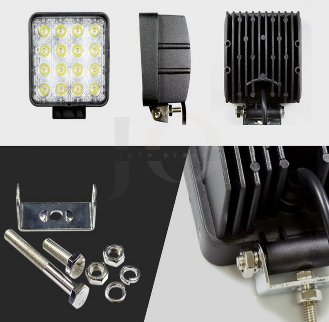 제이오스토어 LED 써치라이트 48W 그린 보트 낚시 오징어등 항해등, 1개