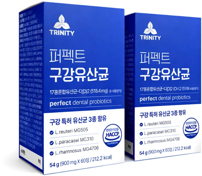 [판매1위] 구강유산균M18 식약청인증 닥터파이토 / 퍼펙트 구강 유산균, 2개, 60정 - 쿠팡