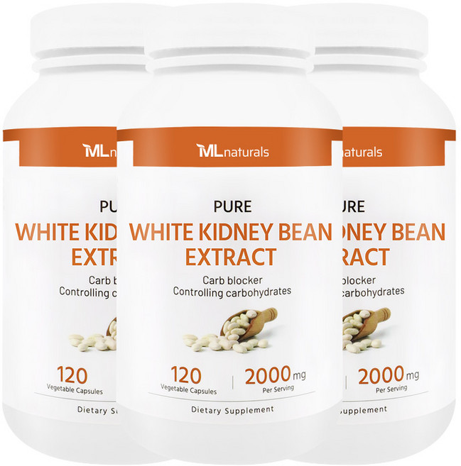 마이라이프 내추럴스 흰강낭콩 추출물, 120정, 3개