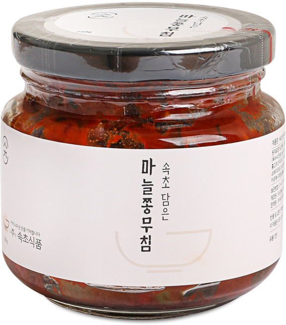 속초식품 속초 담은 마늘쫑 장아찌 반찬, 1개, 250g
