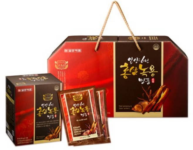 일양약품 일양6년 홍삼녹용 명품, 30회분, 1개
