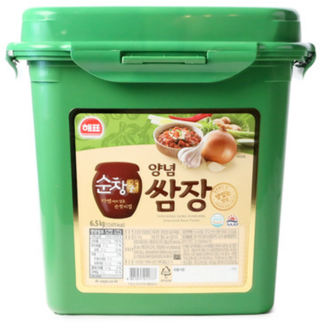해표 순창궁 양념쌈장, 16개, 6.5kg