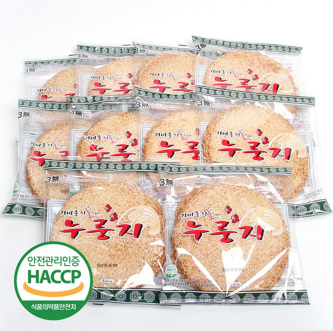 참쌀닷컴 참좋은 별미 가마솥누룽지 [HACCP인증], 200g, 10개