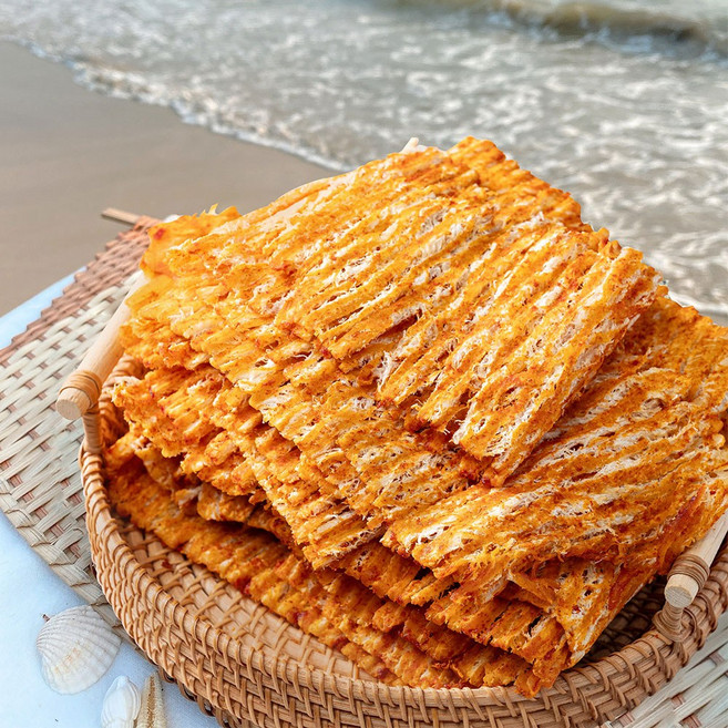 국내가공 매운 불닭 오징어 구이 300g 맥주안주 간식 페스츄리 바베큐 오징어 구이 포, 1개