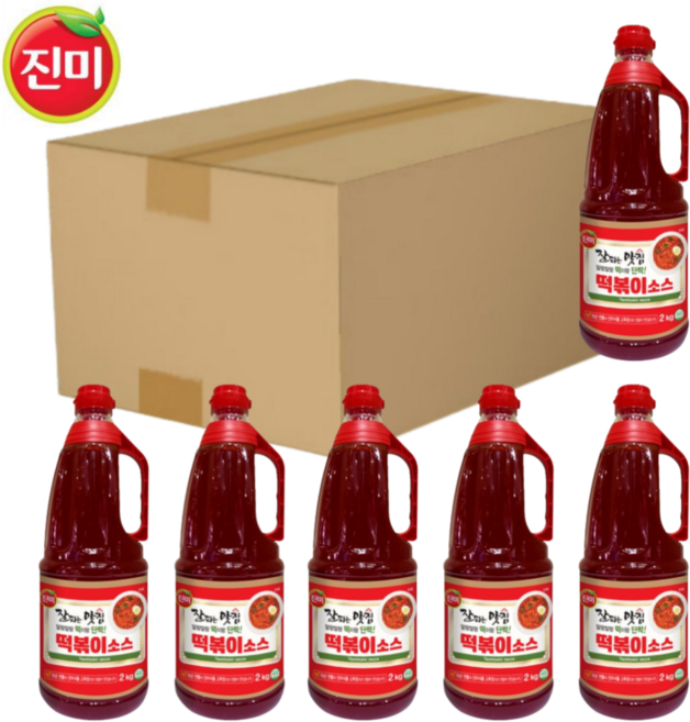 진미 잘되는맛집 떡볶이소스, 2kg, 6개