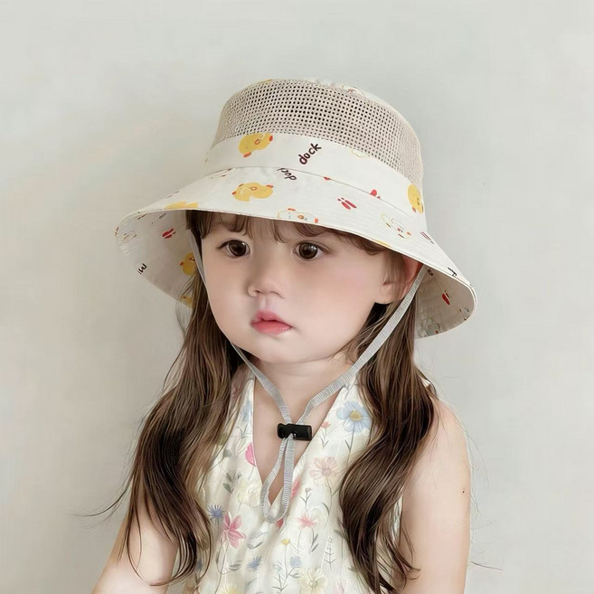 블랙체리 아동용 매쉬 벙거지 선햇