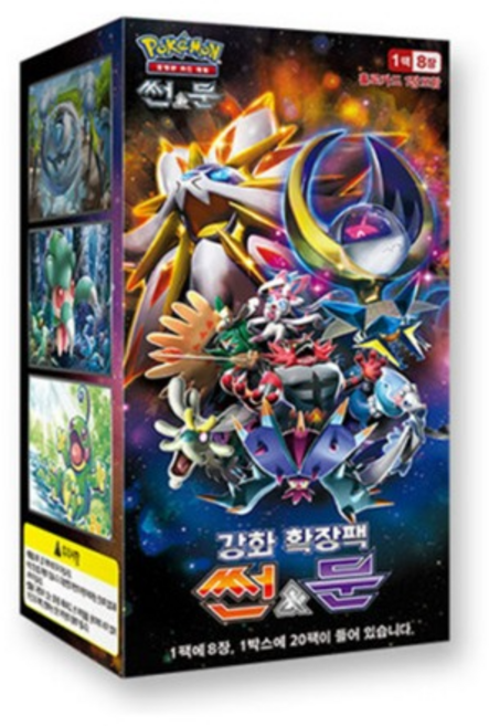 포켓몬카드게임 썬&문 강화확장팩 썬&문 20팩 1상자, 1개