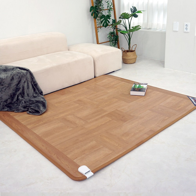 한솔의료기 격자 모노륨 매트 전기 장판 탄소 카본 카페트 소형 중형 대형 특대형 특특대형, 1. 소형 (110x183cm)