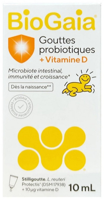 BioGaia 寶乖亞 Gouttes益生菌維生素D滴劑, 1條, 10ml