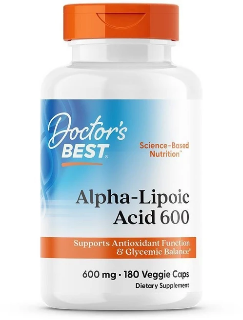 닥터스베스트 Alpha Lipoic Acid 600 알파리포산 600mg 베지캡슐 180정, 1개 - 쿠팡