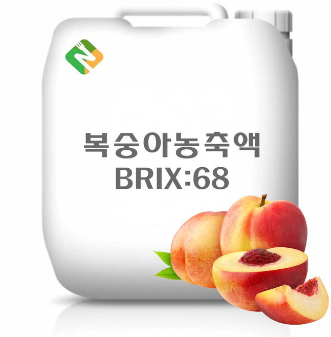 복숭아농축액 68Brix 20kg, 단품, 1, 1개