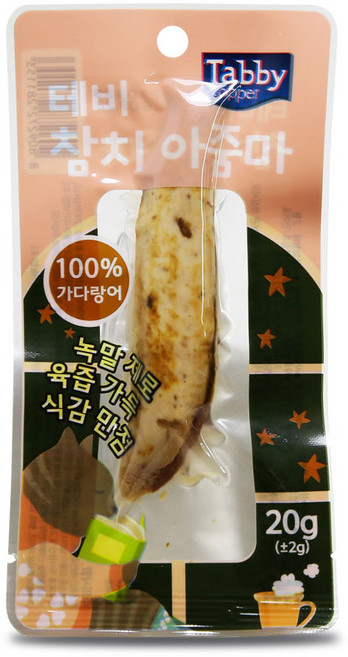 테비토퍼 참치아저씨와 참치아줌마 고양이간식, 20g, 1개, 순살가다랑어엑기스